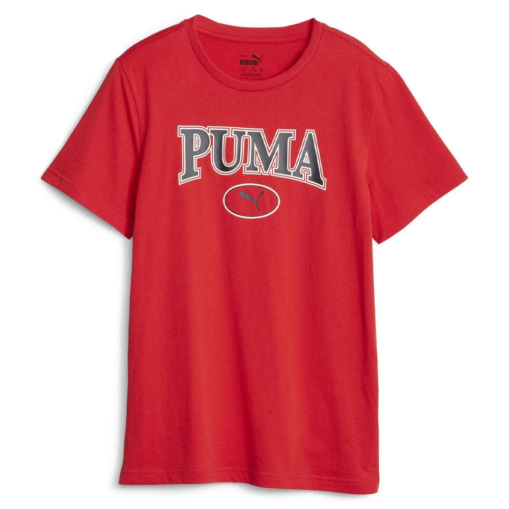 T-shirt Rouge Garçon Puma Squad 1