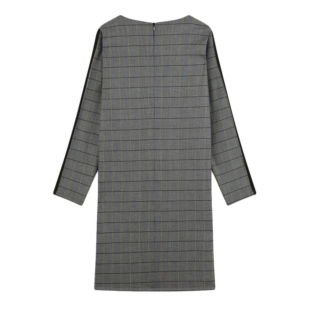 Robe grise à carreaux Femme TBS Jikel 2