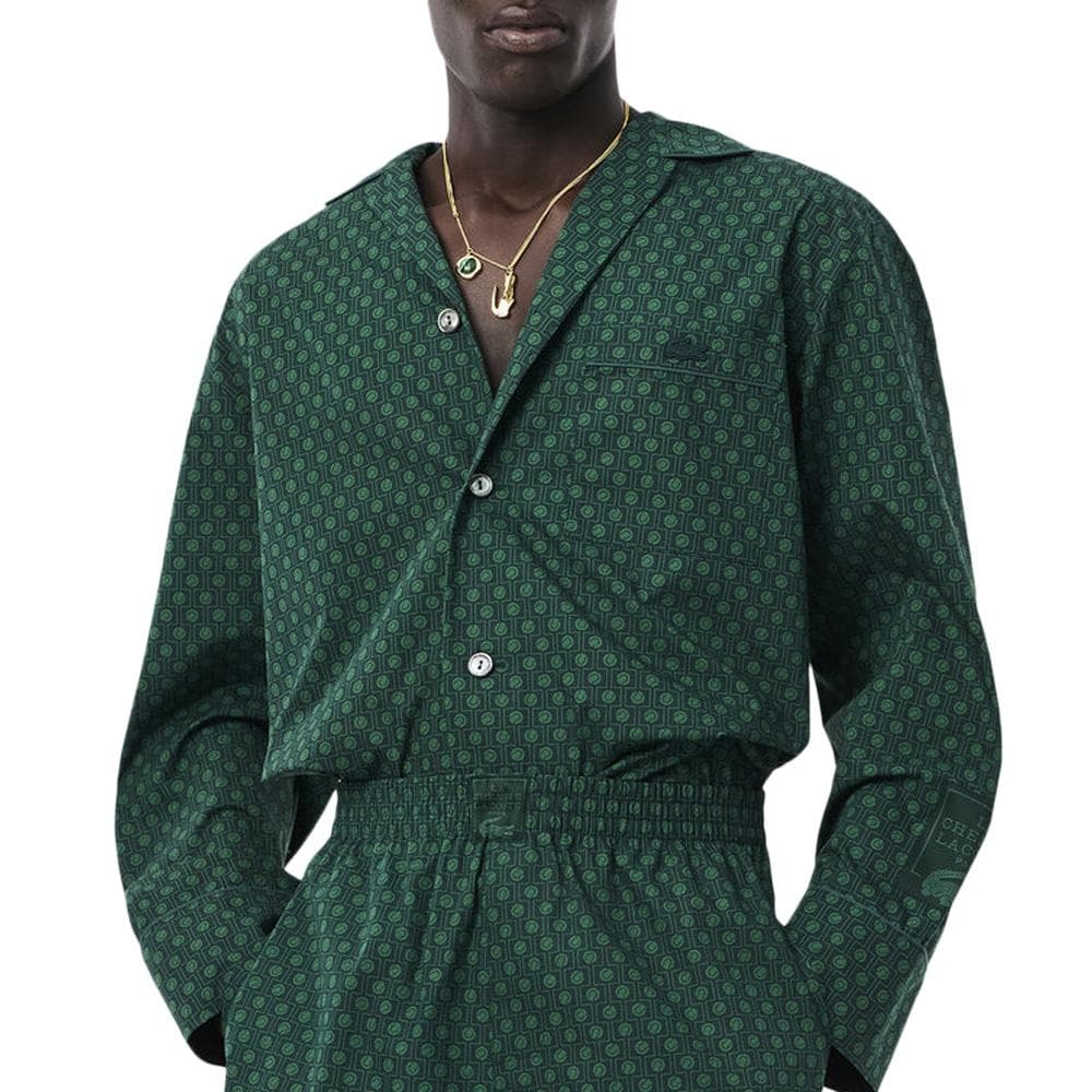 Chemise Verte Homme Lacoste Runway 1