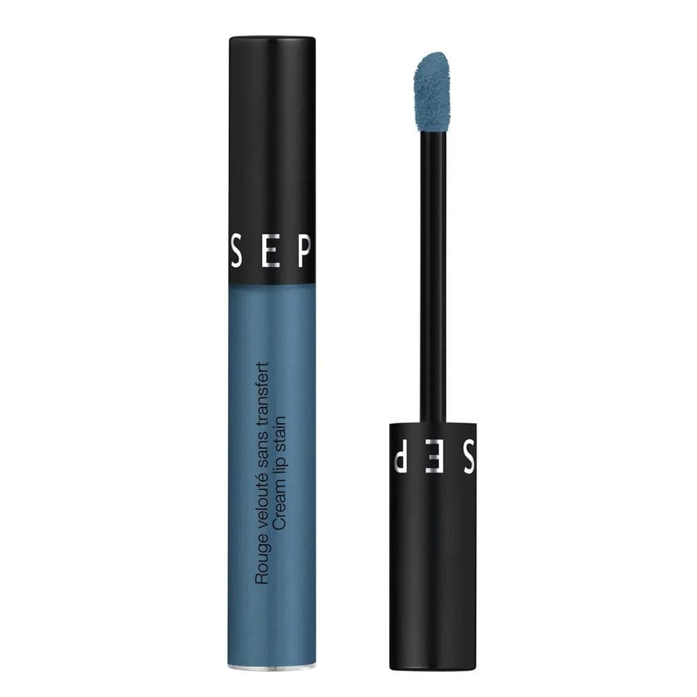 Rouge à lèvres mat fini métal Sephora Stone Blue 1