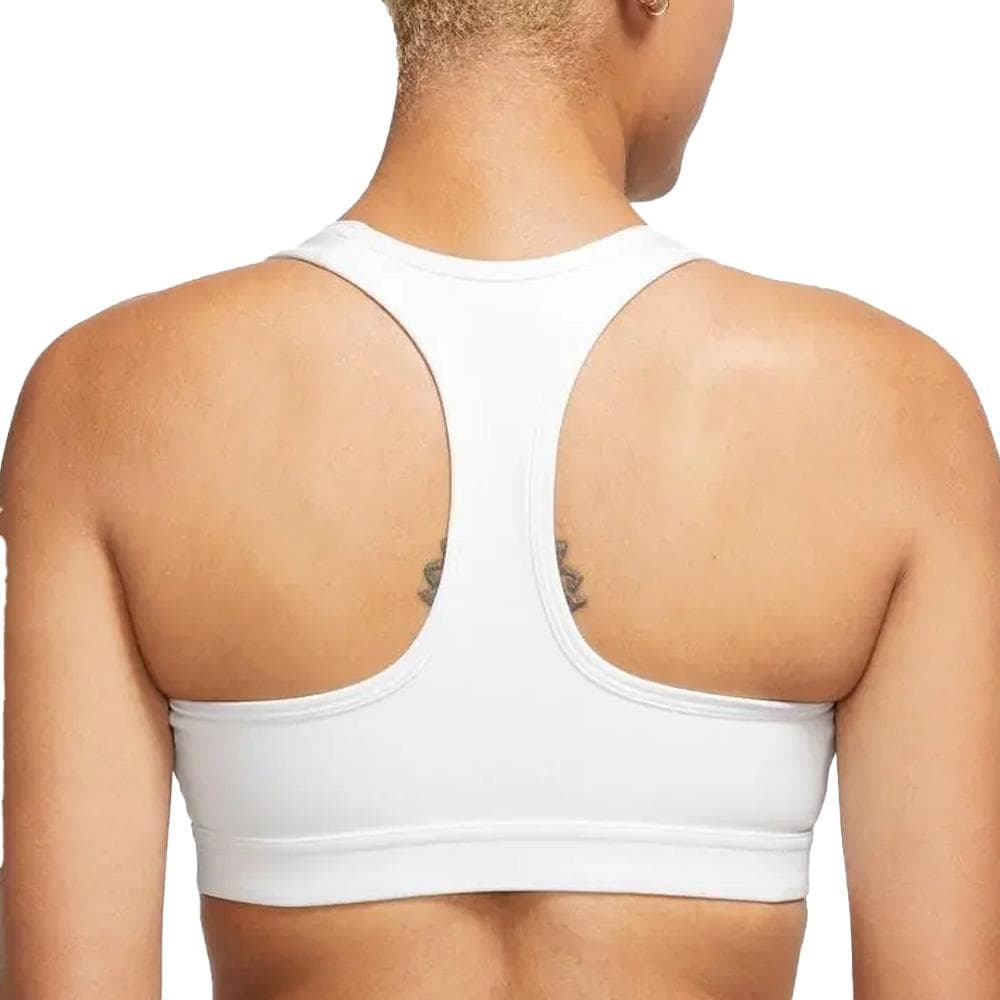 Brassière de Sport Blanche Femme Nike SWSH MED 2