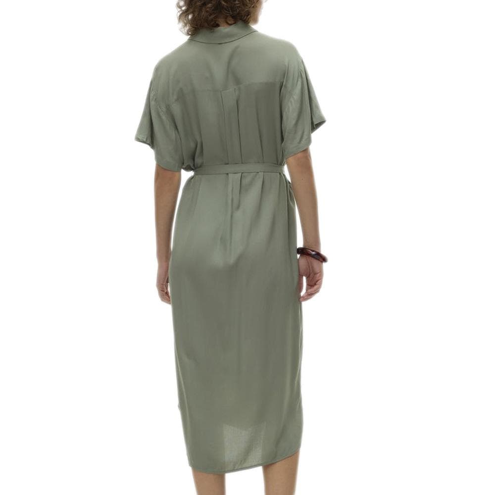 Robe Kaki à Rayures Femme Vero Moda Bumpy 2