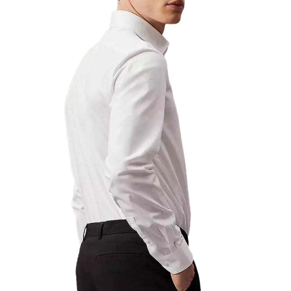 Chemise Blanche Homme Calvin Klein Jeans Poplin Stretch Regul 2