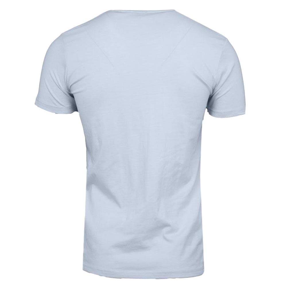 T-shirt Bleu Clair Homme Best Mountain 1017 2
