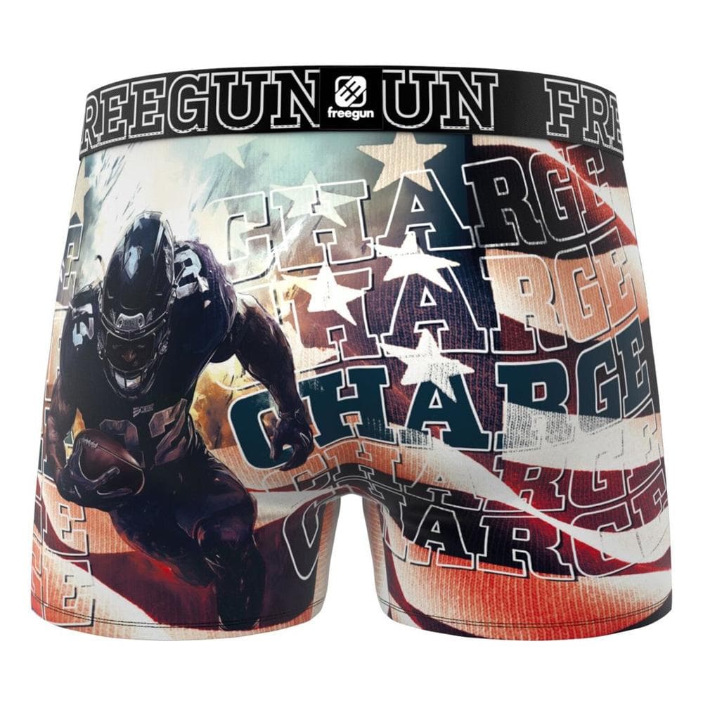 Boxer Noir/Bleu Garçon Freegun USA 2