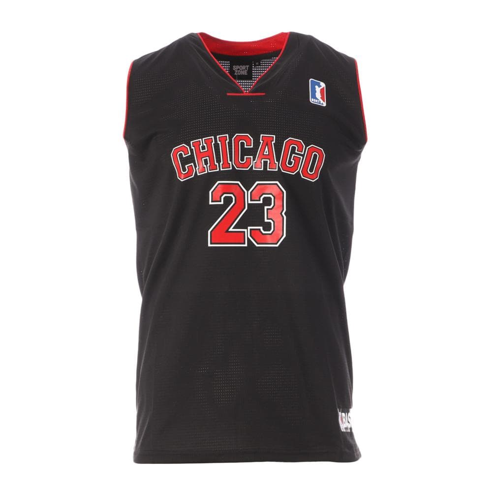Chicago 23 Maillot de basket Noir Homme Sport Zone 1