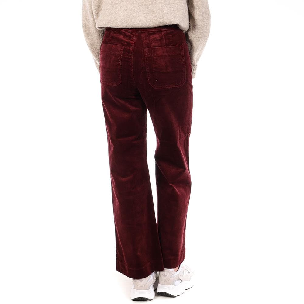 Pantalon en Velours Bordeaux Femme Oraije Victorine 2