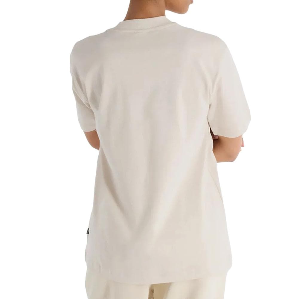T-Shirt Beige Femme New Balance Athletics Oversized 2