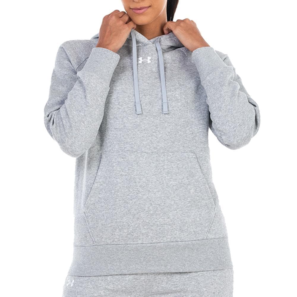 Sweat à Capuche Gris Femme Under Armour Rival Fleece 1379500 1