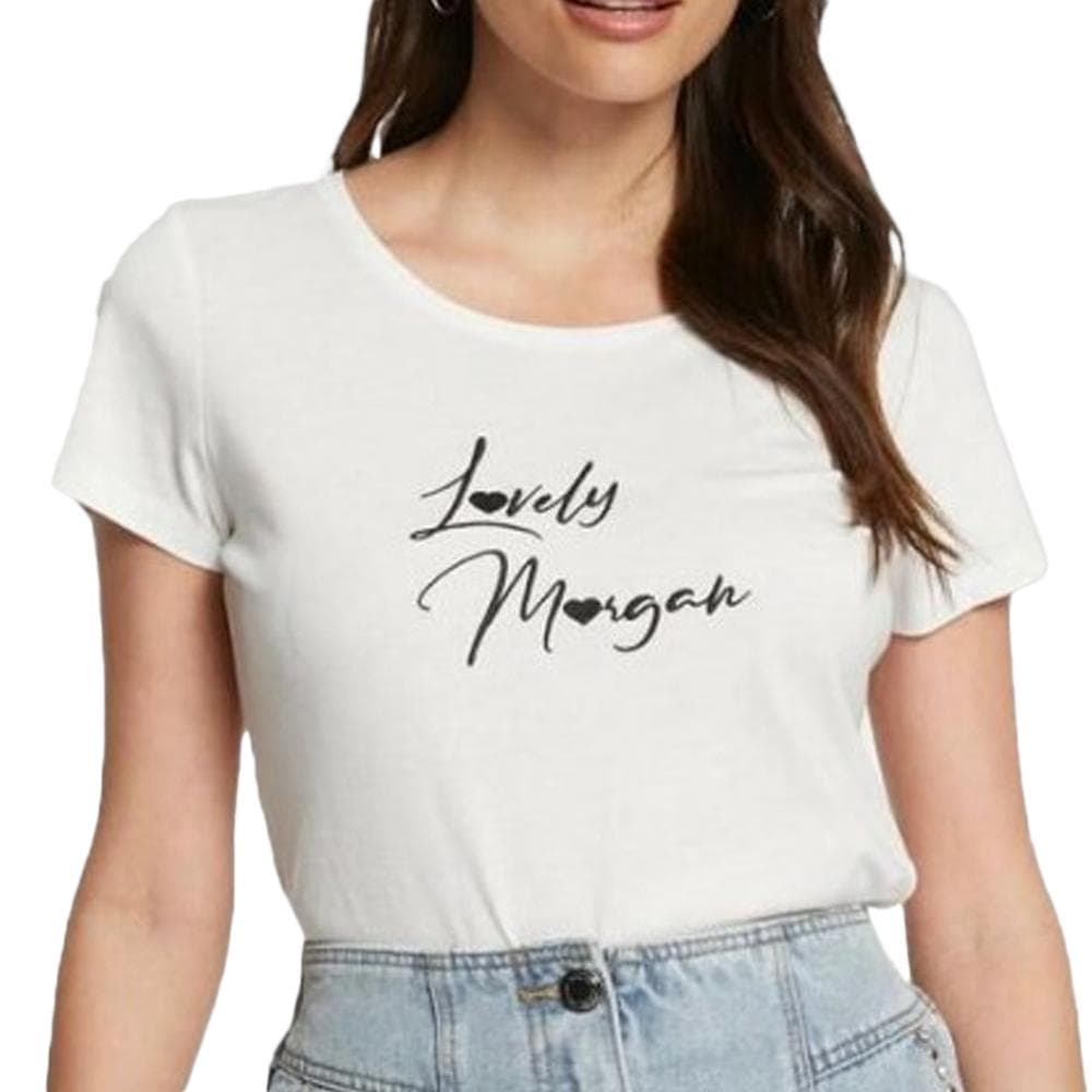 T-shirt Blanc Femme Morgan 241 DOUA 1