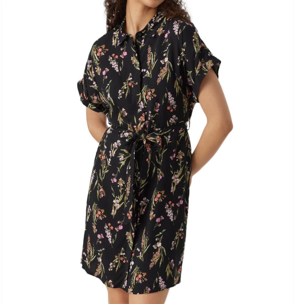 Robe Chemise Noire Femme Vero Moda Easy 1