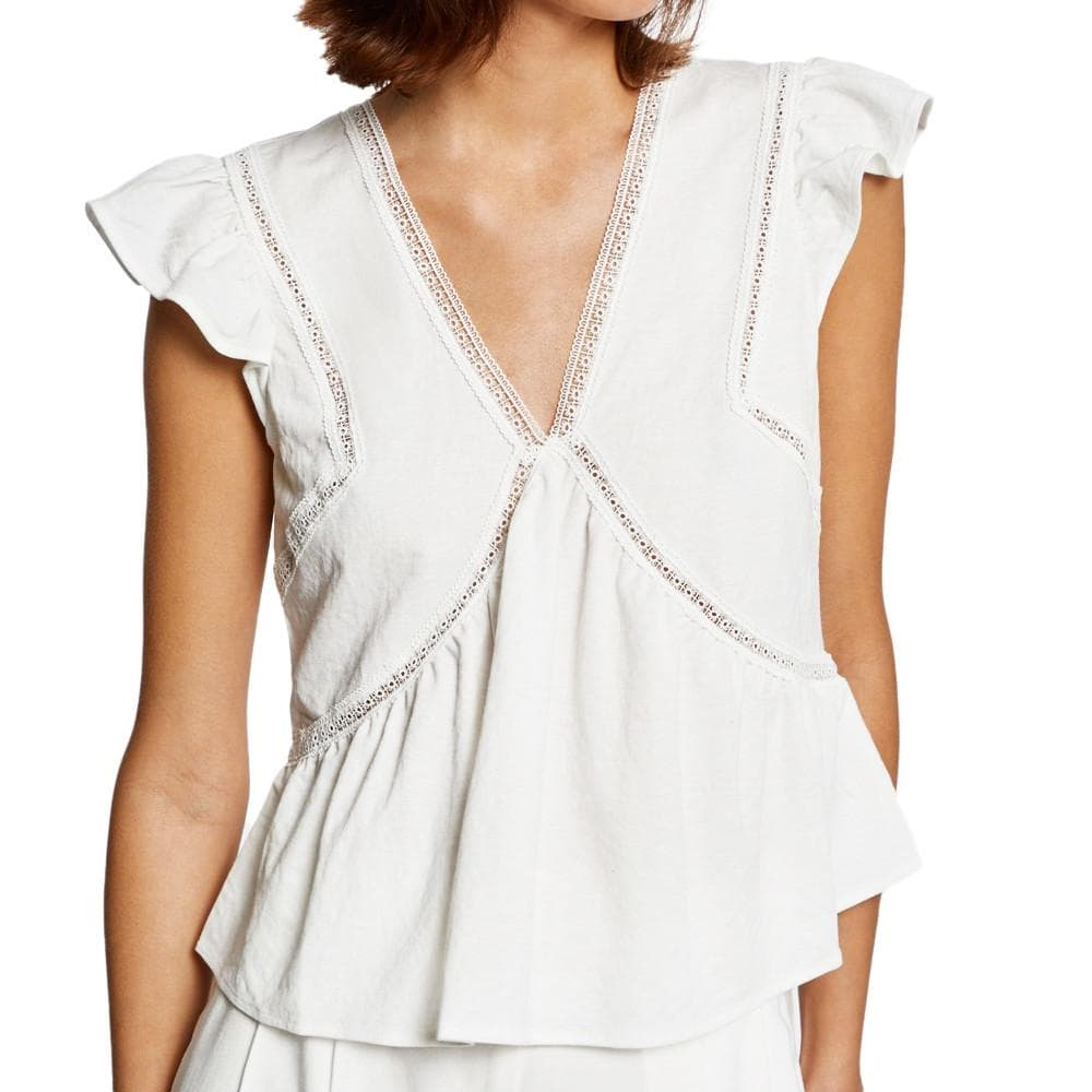 Top Blanc Femme Morgan Dera 1
