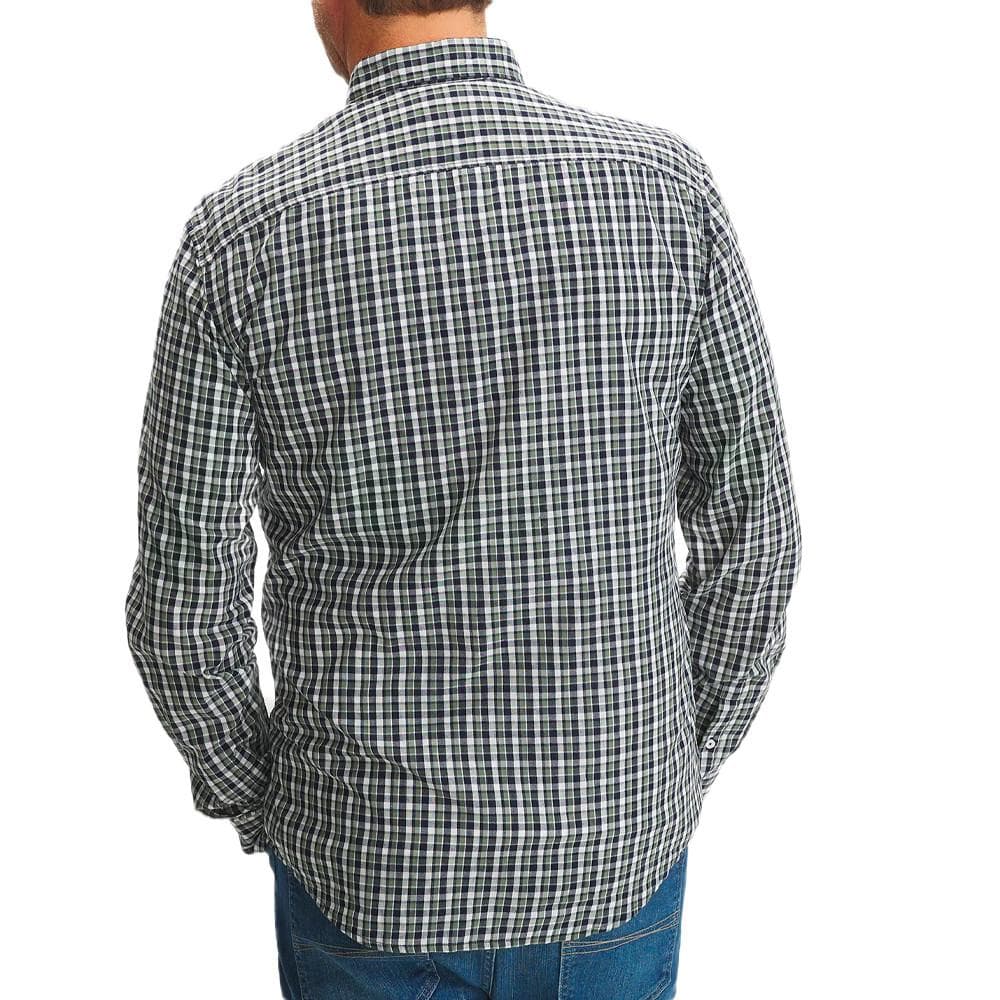 Chemise Blanche/Verte Homme TBS Sylasch 2