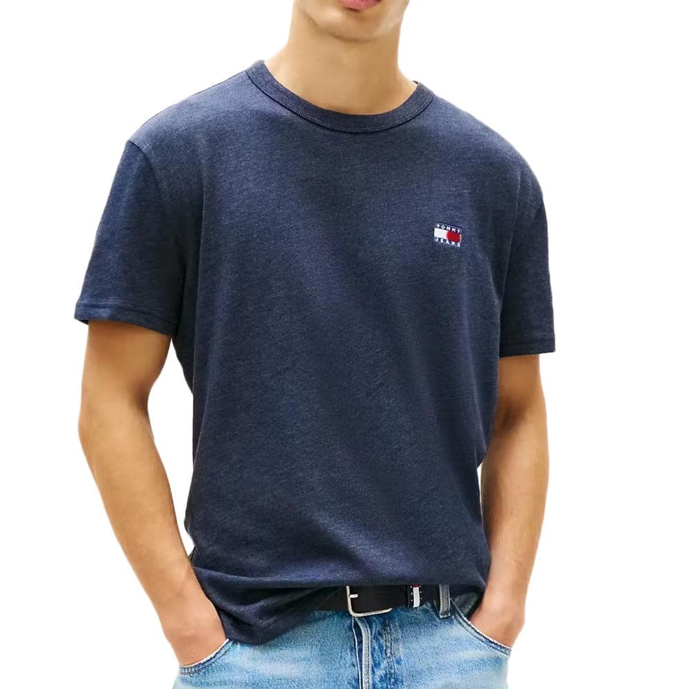 T-shirt Marine Homme Tommy Hilfiger Tjm Reg Badge 1