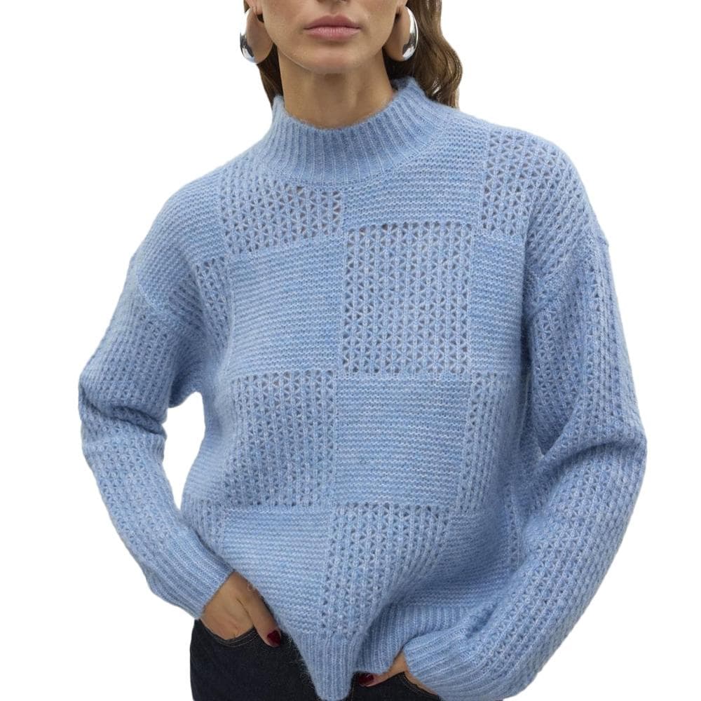 Pull Bleu Femme Vero Moda Moon 1