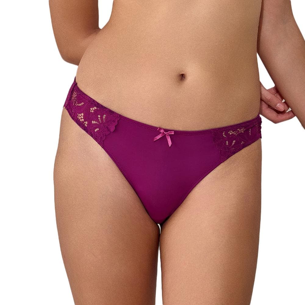 Tanga Prune Femme Les Petites Bombes Emilie 1