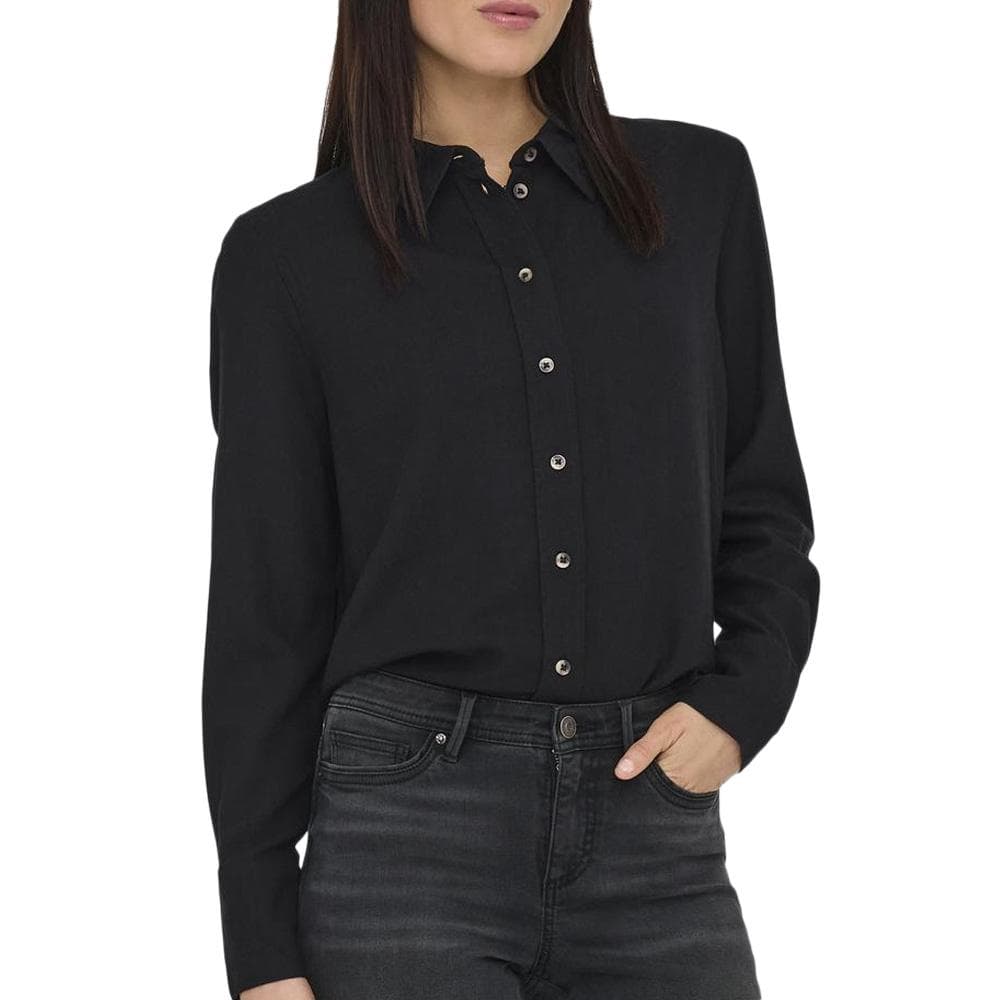 Chemise Noir Femme JDY Linen 1