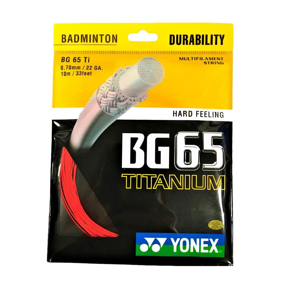 Cordage de badminton Bg 65 Jauge Rouge 1