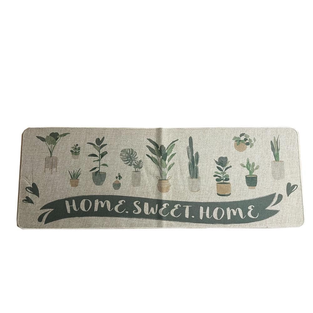 Tapis Beige Imprimés Luance 50x120cm Home Sweet Home 1