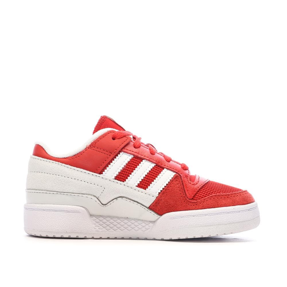 Baskets Rouges/Blanches Garçon Adidas Forum 2