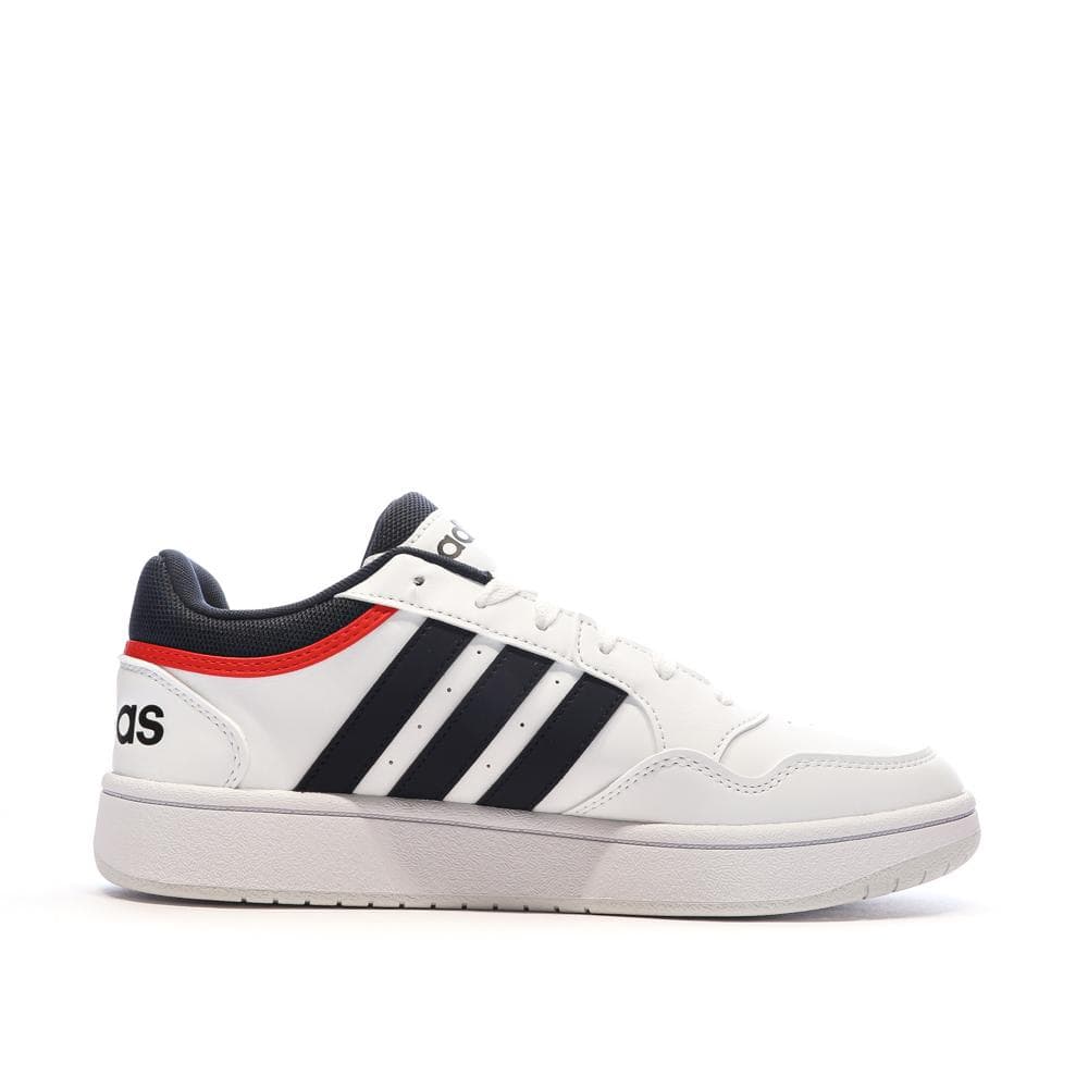 Baskets Blanc/Marine Homme Adidas Hoops 3.0 2