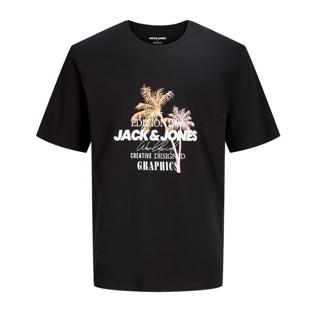 T-Shirt Noir Garçon Jack & Jones Jjgradient 1