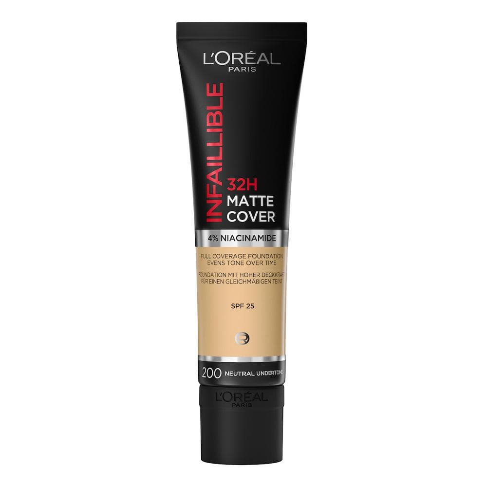 Fond de teint L'Oréal Paris Infaillible Matte Cover 200 Neutre 1