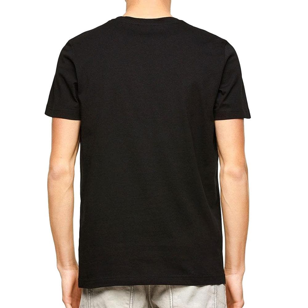 T-Shirt Noir Homme Diesel Maglietta A02558 2