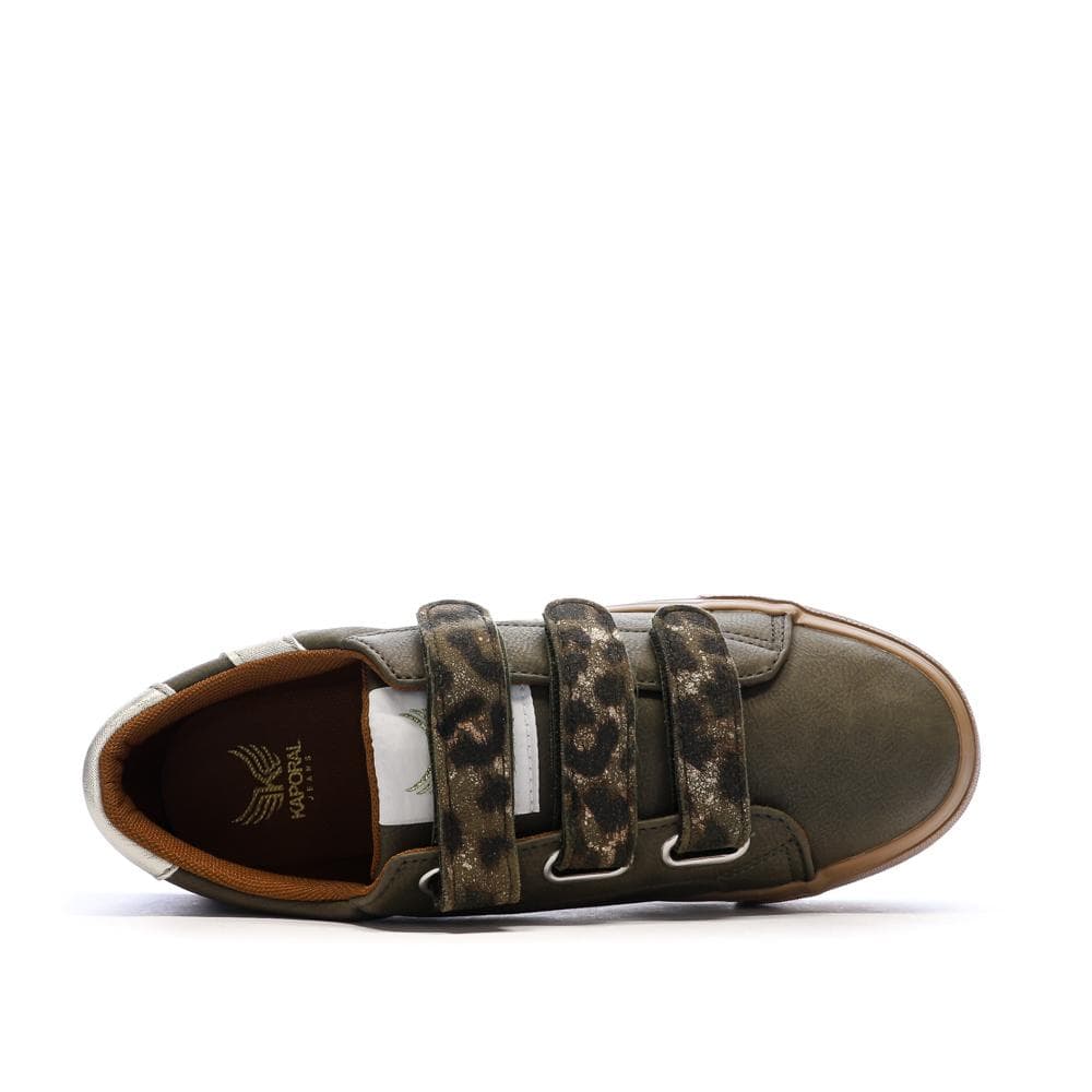 Baskets Kaki Plateforme Femme Kaporal Clovia 4