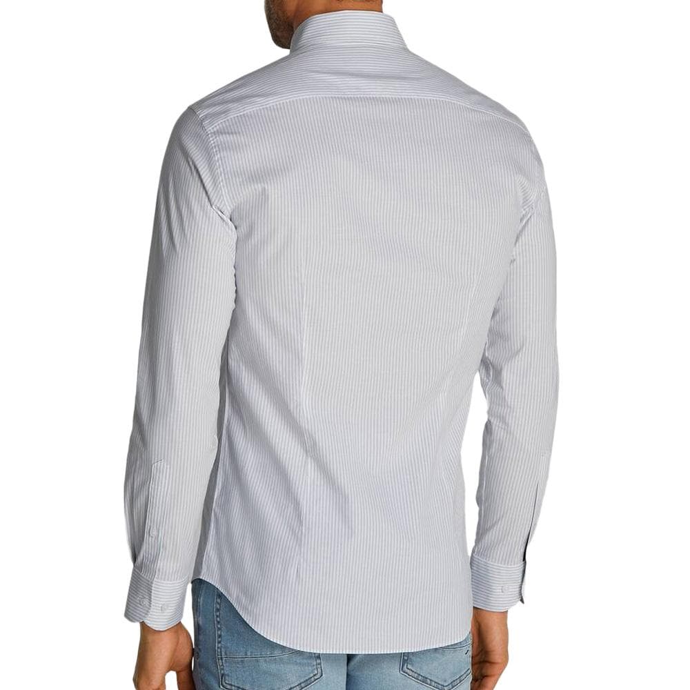 Chemise Blanche/Bleu Homme Tommy Hilfiger Poplin 2