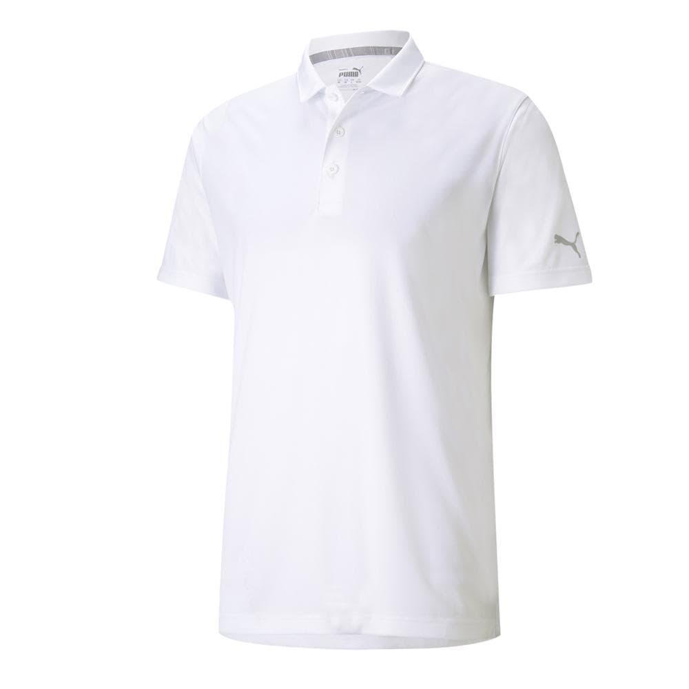 Polo Blanc Homme Puma Gamer 1