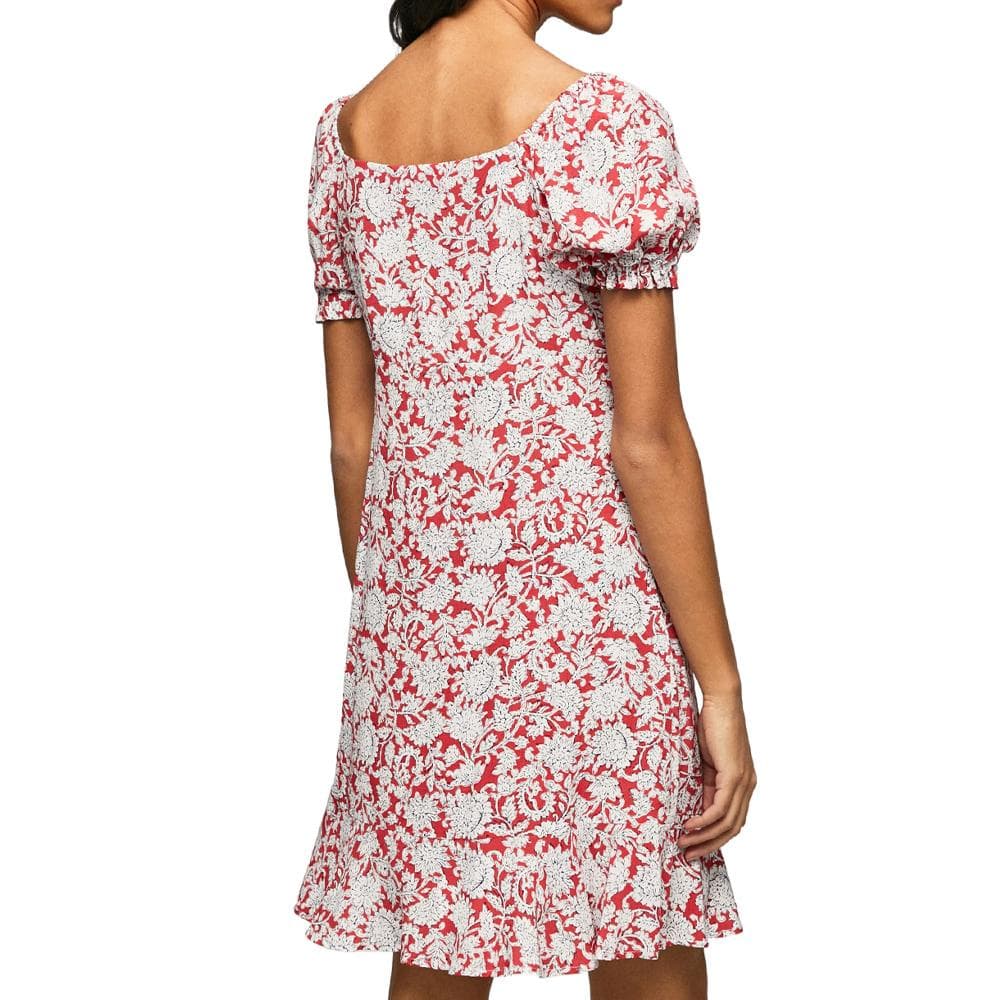 Robe Rouge/Blanc Femme Pepe jeans Pavana 2