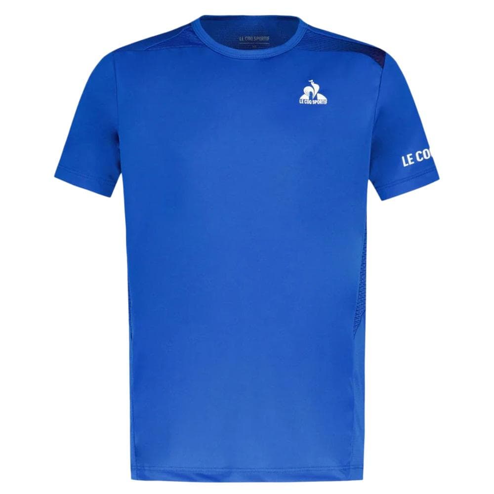 Maillot de Sport Bleu Garçon Le Coq Sportif Tennis 2
