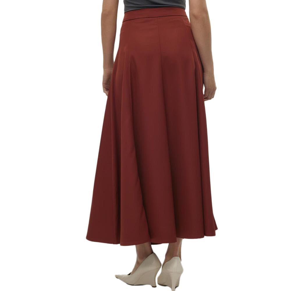 Jupe Longue Terracotta Femme Vero Moda Tara Ancle 2