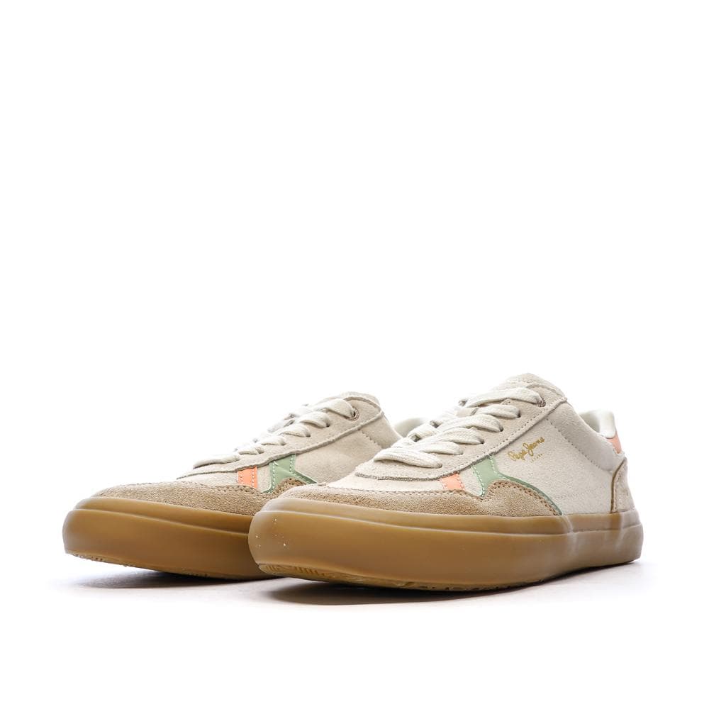 Baskets Beige/Rose Femme Pepe Jeans Travis 6