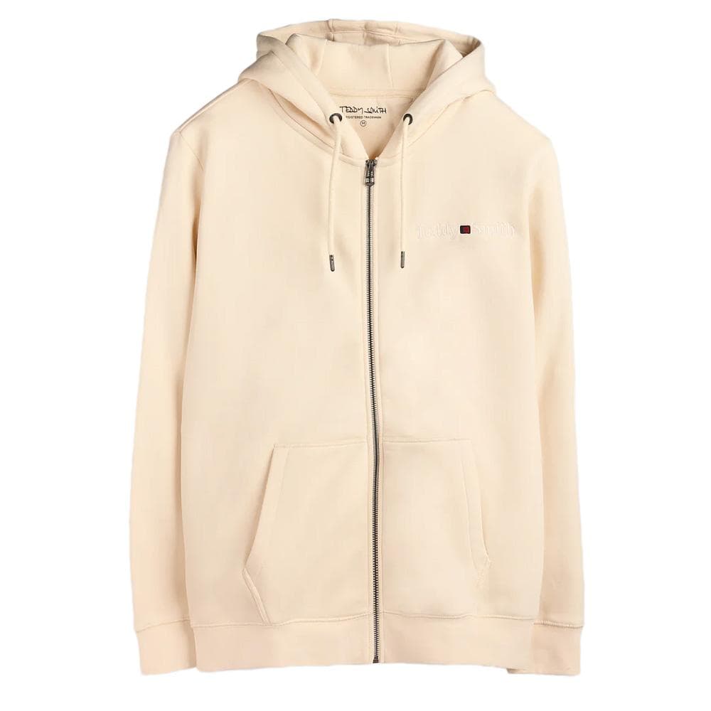 Sweat Zippé Écru Homme Teddy Smith Giclass 30J 1