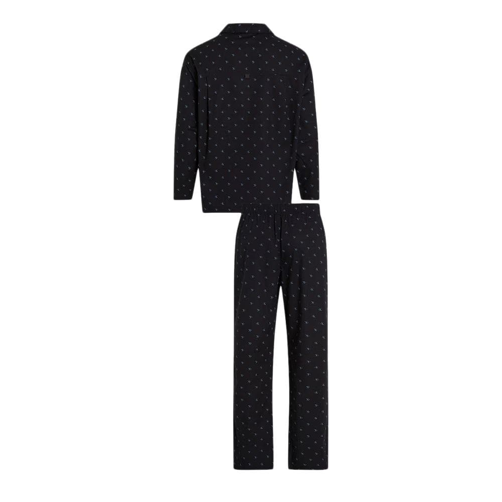 Ensembles de Pyjama Noir Homme Calvin Klein Button Down 2