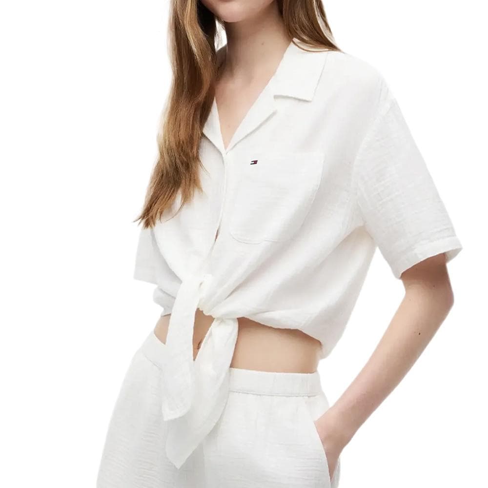 Chemise Blanche Femme Tommy Hilfiger Textured 1