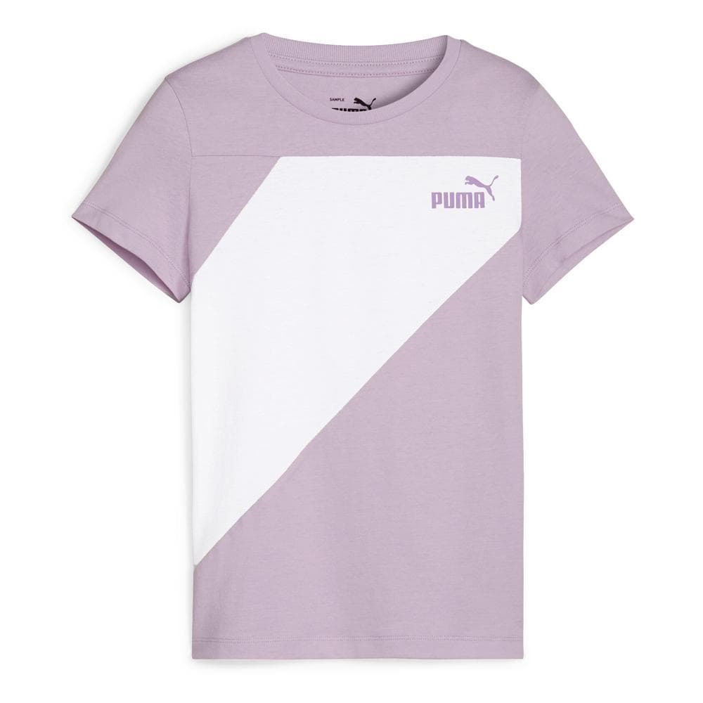 T-shirt Mauve/Blanc Fille Puma Power Tee 1