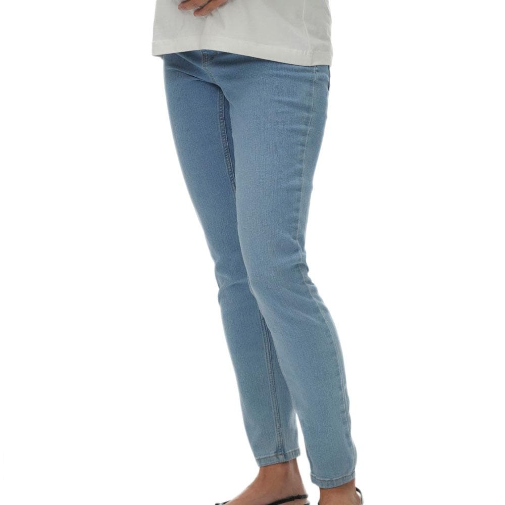 Jeans Skinny Bleu Femme Mamalicous Destroyed Light 1