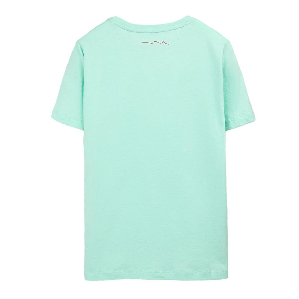 T-Shirt Vert Menthe Garçon Teddy Smith Evan 2