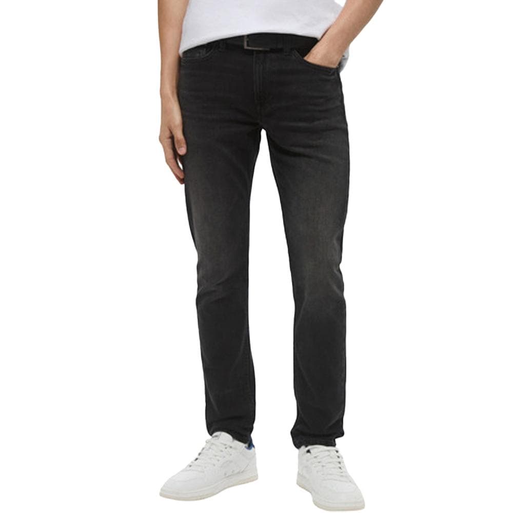 Jean Slim Noir Homme Calvin Klein Jeans Slim Taper 1