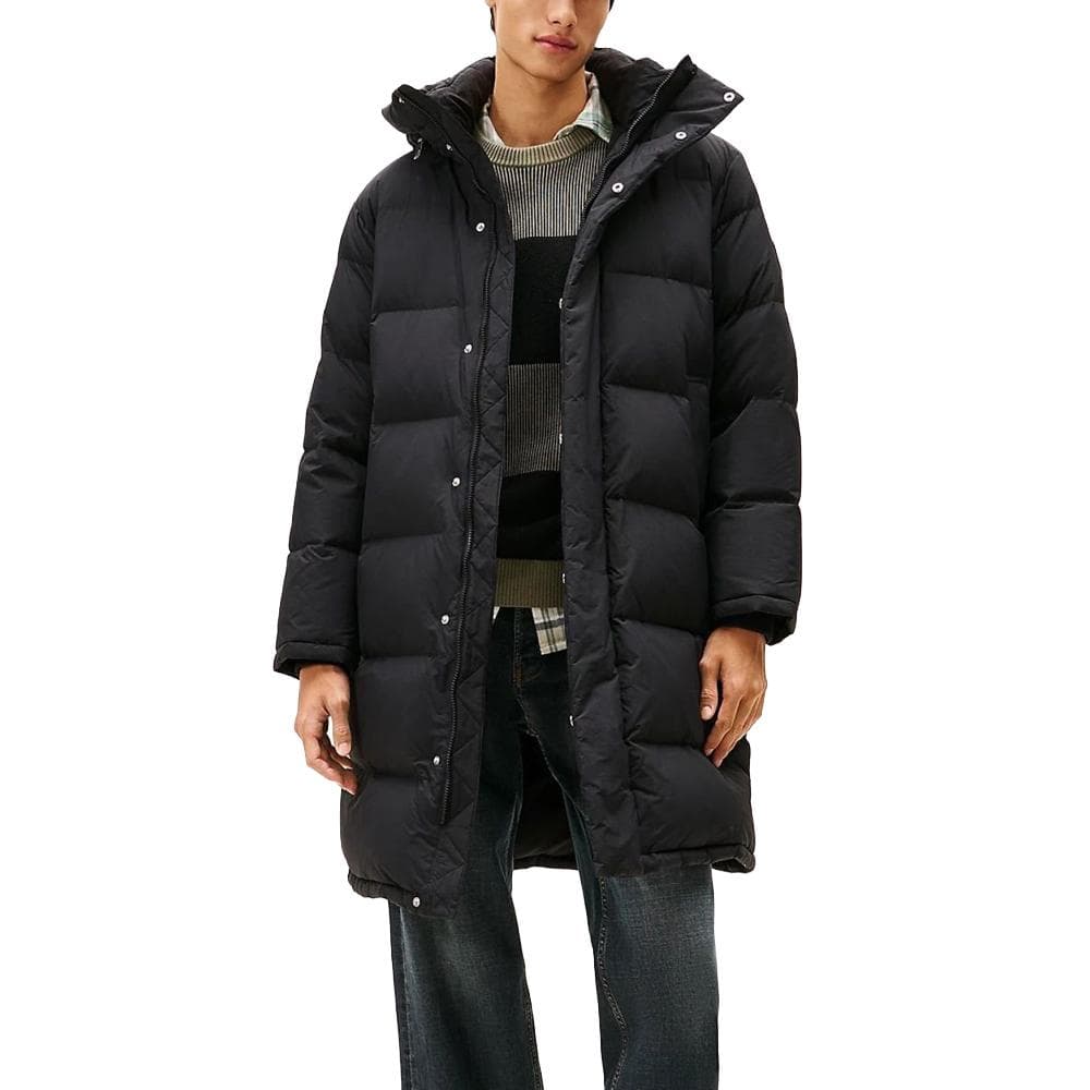 Doudoune Noire Homme Tommy Hilfiger Tjm Hooded Down Maxi 1