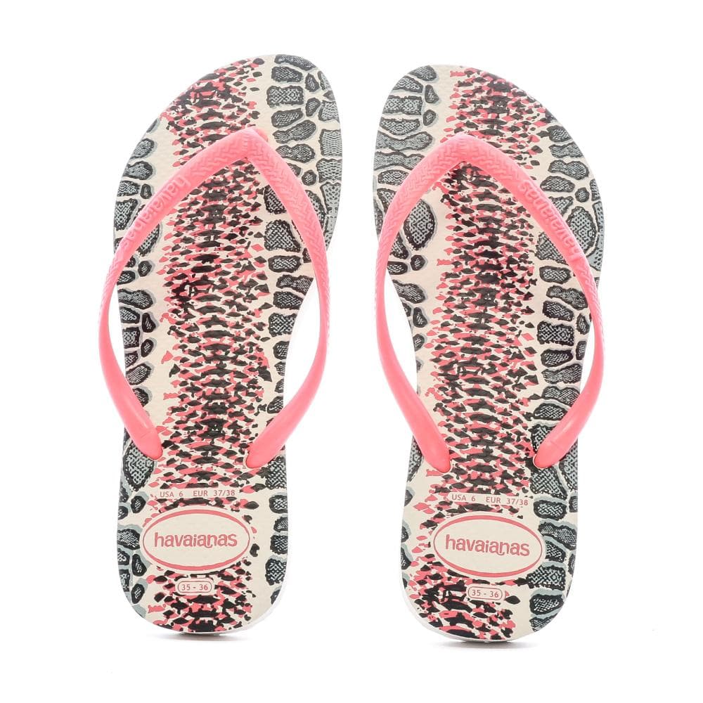 Tongs Rose serpent Femme Havaianas Slim Animals 3