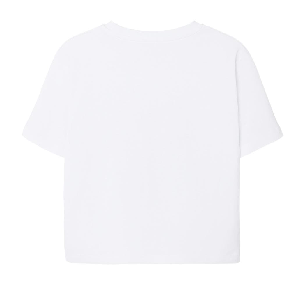 T-shirt Blanc Fille Name it Agmar 2