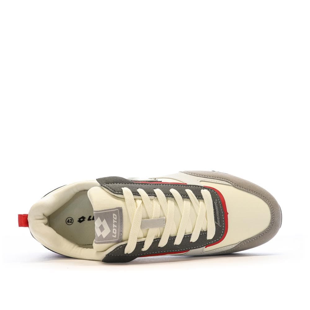 Baskets Beige/Gris Homme Lotto Twenty 5 4