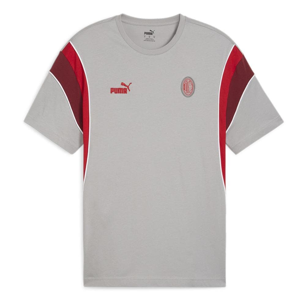 AC Milan T-shirt Gris/Bordeaux Homme Puma Ftblarchive 1