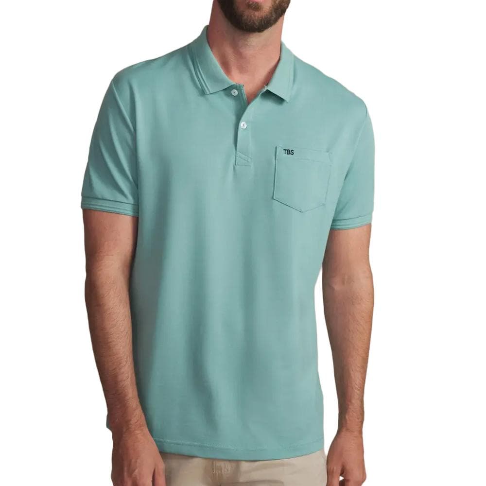 Polo Vert Homme TBS TIMAOPOL 1