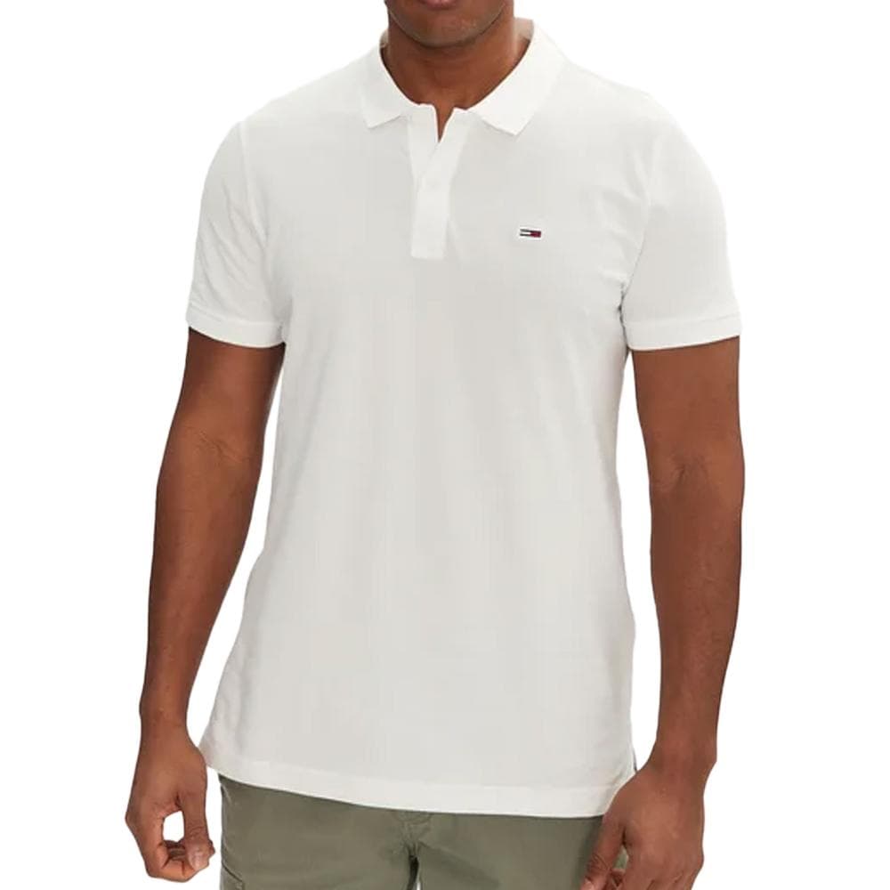 Polo Blanc Homme Tommy Hilfiger Tjm Slim 1