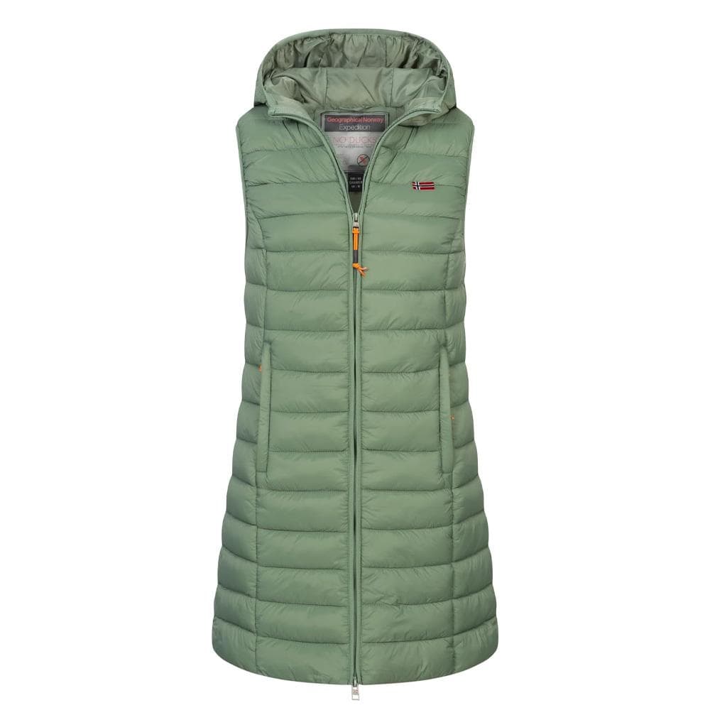 Doudoune sans manche Verte Femme Geographical Norway Vatikolors 1